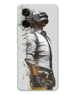 Чохол для OnePlus Ace 5 Racing з картинкою «PUBG — боєць у пилу»