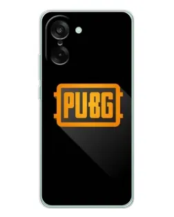 Чохол для OnePlus Ace 5 Racing з картинкою «PUBG — рамка лого»