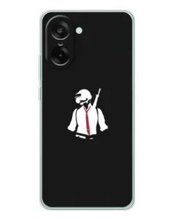 Чохол для OnePlus Ace 5 Racing з картинкою «PUBG — силует воїна»