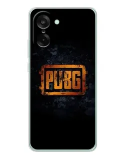 Чохол для OnePlus Ace 5 Racing з картинкою «PUBG — золотий логотип»