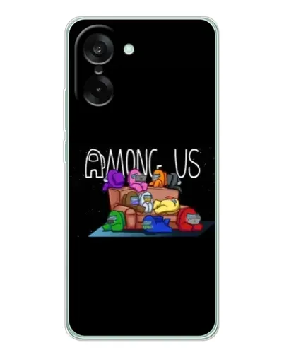 Чехол для OnePlus Ace 5 Racing с картинкой «Логотип Among Us»