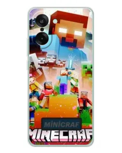 Чохол для OnePlus Ace 5 Racing з картинкою «Minecraft герої гри» Чохол для OnePlus Ace 5 Racing з картинкою «Minecraft герої гри»