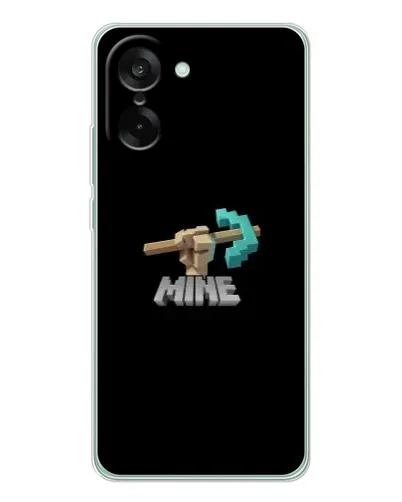 Чехол для OnePlus Ace 5 Racing с картинкой «Алмазная кирка»