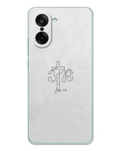 Чехол для OnePlus Ace 5 Racing с картинкой «Иоанна 3:16 Крест» Чехол для OnePlus Ace 5 Racing с картинкой «Иоанна 3:16 Крест»