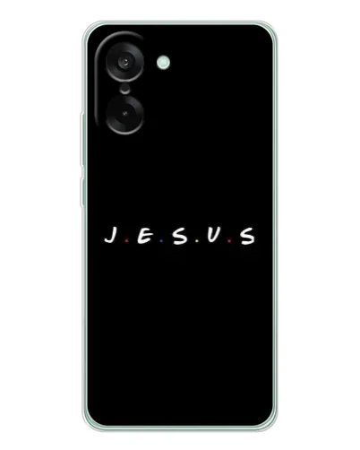 Чехол для OnePlus Ace 5 Racing с картинкой «Точки веры J.E.S.U.S.» Чехол для OnePlus Ace 5 Racing с картинкой «Точки веры J.E.S.U.S.»