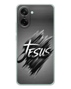 Чехол для OnePlus Ace 5 Racing с картинкой «Надпись Jesus Graffiti»