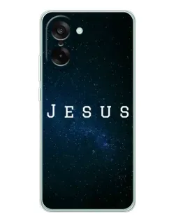 Чехол для OnePlus Ace 5 Racing с картинкой «Звездное небо Jesus»