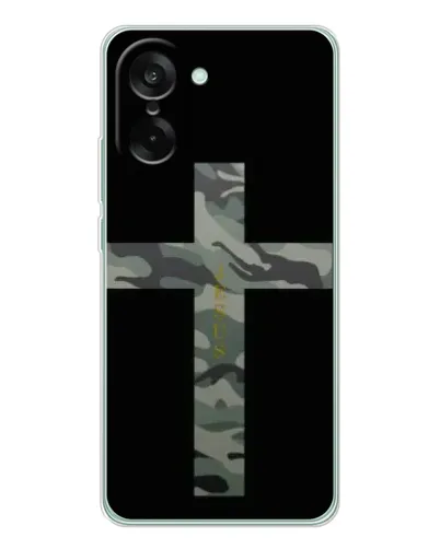 Чехол для OnePlus Ace 5 Racing с картинкой «Милитари Крест» Чехол для OnePlus Ace 5 Racing с картинкой «Милитари Крест»