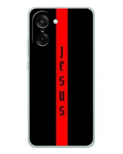 Чехол для OnePlus Ace 5 Racing с картинкой «Красная линия веры»
