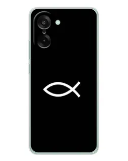 Чехол для OnePlus Ace 5 Racing с картинкой «Символ рыбы Jesus» Чехол для OnePlus Ace 5 Racing с картинкой «Символ рыбы Jesus»