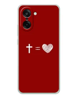 Чехол для OnePlus Ace 5 Racing с картинкой «Уравнение любви» Чехол для OnePlus Ace 5 Racing с картинкой «Уравнение любви»