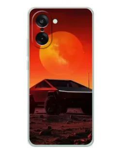 Чохол для OnePlus Ace 5 Racing з картинкою «Cybertruck на Марсі»