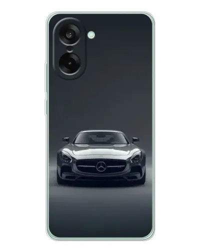 Чехол для OnePlus Ace 5 Racing с картинкой «Mercedes на черном»