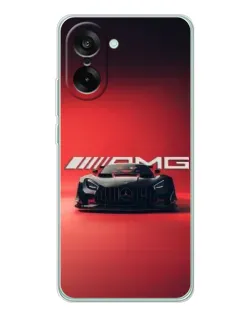 Чехол для OnePlus Ace 5 Racing с картинкой «Mercedes AMG — красная линия»