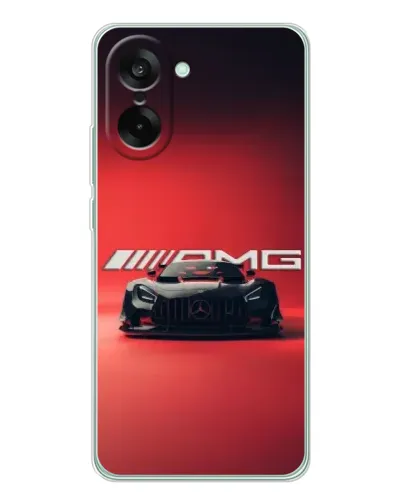 Чехол для OnePlus Ace 5 Racing с картинкой «Mercedes AMG — красная линия»