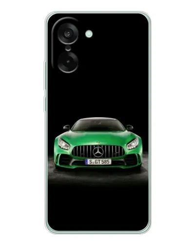Чехол для OnePlus Ace 5 Racing с картинкой «Mercedes — неоновый лого»