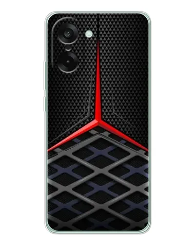 Чехол для OnePlus Ace 5 Racing с картинкой «Mercedes Carbon Grid»