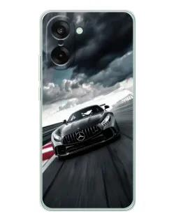 Чехол для OnePlus Ace 5 Racing с картинкой «Гоночный Mercedes AMG»