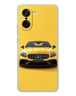 Чехол для OnePlus Ace 5 Racing с картинкой «Желтый Mercedes GT»