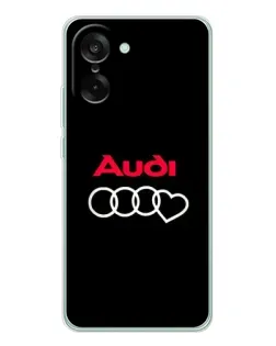 Чохол для OnePlus Ace 5 Racing з картинкою «Логотип Audi Heart»