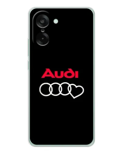 Чехол для OnePlus Ace 5 Racing с картинкой «Логотип Audi Heart»