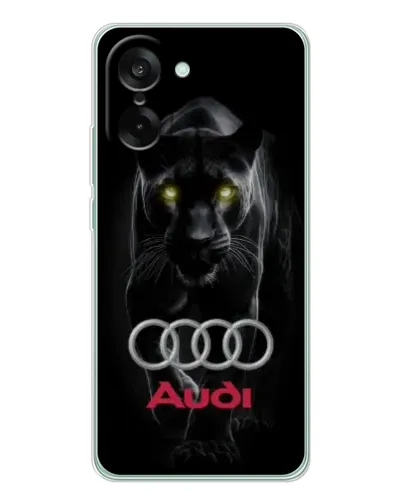 Чехол для OnePlus Ace 5 Racing с картинкой «Пантера и Audi»