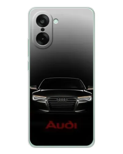 Чехол для OnePlus Ace 5 Racing с картинкой «Audi — градиентный контур»