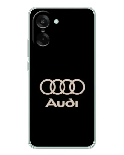 Чехол для OnePlus Ace 5 Racing с картинкой «Audi — золотой логотип»