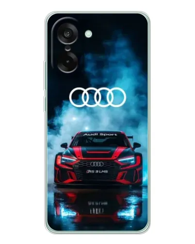 Чехол для OnePlus Ace 5 Racing с картинкой «Audi Sport — неон»