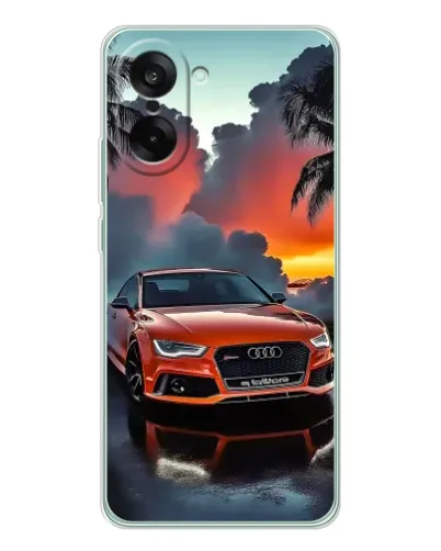 Чехол для OnePlus Ace 5 Racing с картинкой «Audi — закат»