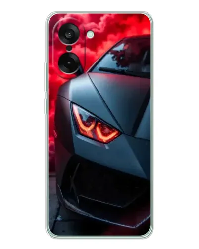 Чехол для OnePlus Ace 5 Racing с картинкой «Lamborghini красное сияние»