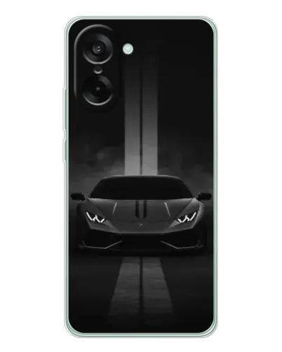 Чехол для OnePlus Ace 5 Racing с картинкой «Lamborghini симметрия дорог»