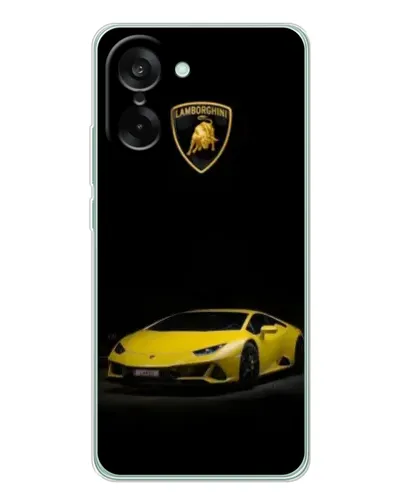 Чехол для OnePlus Ace 5 Racing с картинкой «Lamborghini желтый акцент»
