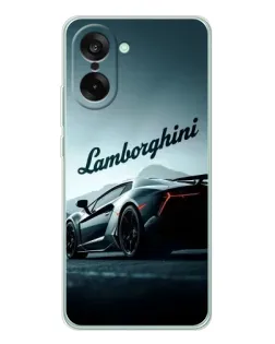 Чехол для OnePlus Ace 5 Racing с картинкой «Классическая надпись Lamborghini»