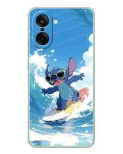 Чехол для OnePlus Ace 5 Racing с картинкой «Стич на волне»