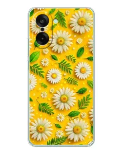 Чехол для OnePlus Ace 5 Racing с картинкой «Ромашковое солнце» Чехол для OnePlus Ace 5 Racing с картинкой «Ромашковое солнце»