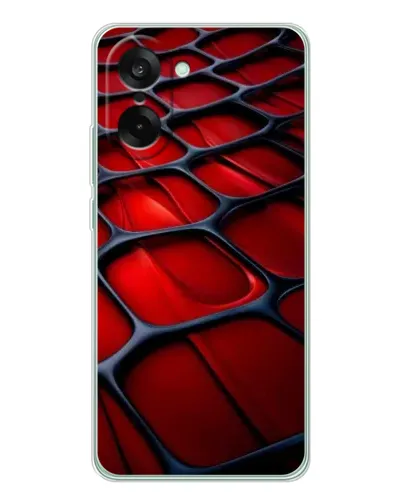 Чохол для OnePlus Ace 5 Racing з картинкою «Червона глянцева сітка» Чохол для OnePlus Ace 5 Racing з картинкою «Червона глянцева сітка»