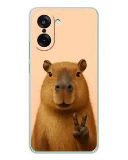 Чехол для OnePlus Ace 5 Racing с картинкой «Капибара виктория» Чехол для OnePlus Ace 5 Racing с картинкой «Капибара виктория»