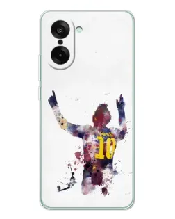 Чехол для OnePlus Ace 5 Racing с картинкой «Акварельный Месси Барселона»