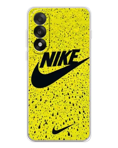 Чехол для OnePlus Ace 5 Ultra с картинкой «Желтый текстурный Nike»