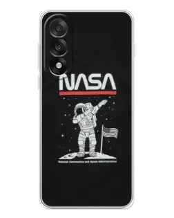 Чехол для OnePlus Ace 5 Ultra с картинкой «NASA — шагаем по Луне»