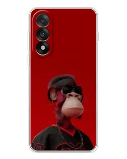 Чохол для OnePlus Ace 5 Ultra з картинкою «Bored Ape в червоному»