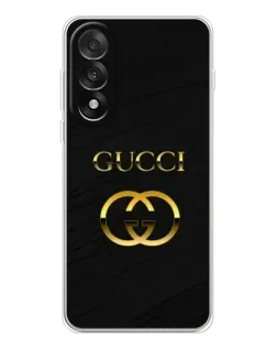 Чехол для OnePlus Ace 5 Ultra с картинкой «Золотой логотип Gucci»