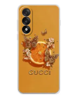 Чехол для OnePlus Ace 5 Ultra с картинкой «Gucci — золотые бабочки» Чехол для OnePlus Ace 5 Ultra с картинкой «Gucci — золотые бабочки»