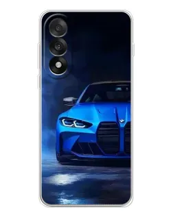 Чехол для OnePlus Ace 5 Ultra с картинкой «Голубая BMW M4»