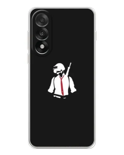 Чехол для OnePlus Ace 5 Ultra с картинкой «PUBG — силуэт воина»