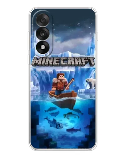 Чехол для OnePlus Ace 5 Ultra с картинкой «Minecraft ледяной мир» Чехол для OnePlus Ace 5 Ultra с картинкой «Minecraft ледяной мир»
