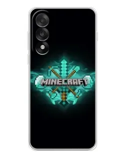 Чехол для OnePlus Ace 5 Ultra с картинкой «Minecraft Diamond лого»