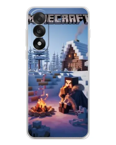 Чехол для OnePlus Ace 5 Ultra с картинкой «Зимний Minecraft» Чехол для OnePlus Ace 5 Ultra с картинкой «Зимний Minecraft»
