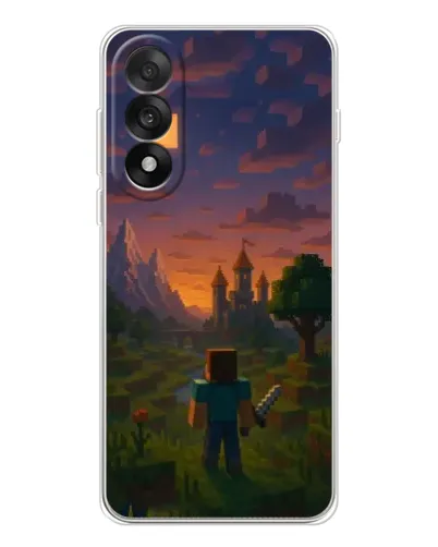 Чехол для OnePlus Ace 5 Ultra с картинкой «Стив у башни» Чехол для OnePlus Ace 5 Ultra с картинкой «Стив у башни»